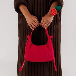 Baggu x Sandy Liang Bow Bag -Candy Apple NWT
